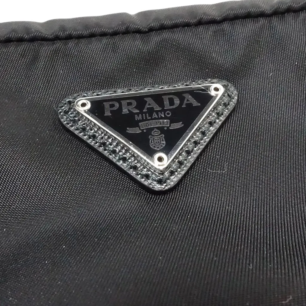 Prada Tessuto Cosmetic Pouch Black Very good - Box View
