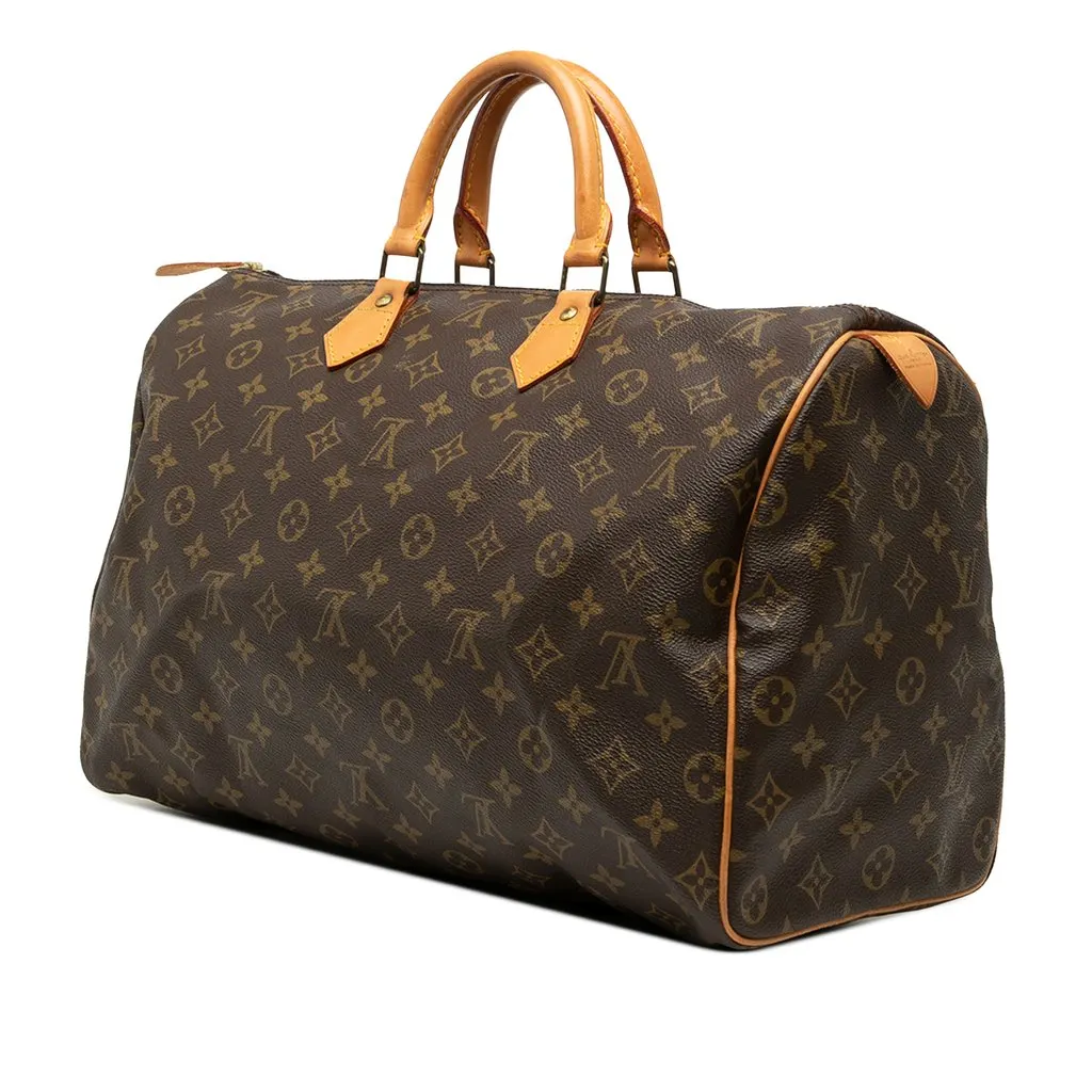 Louis Vuitton Monogram Speedy 40 Brown Very good - Back View