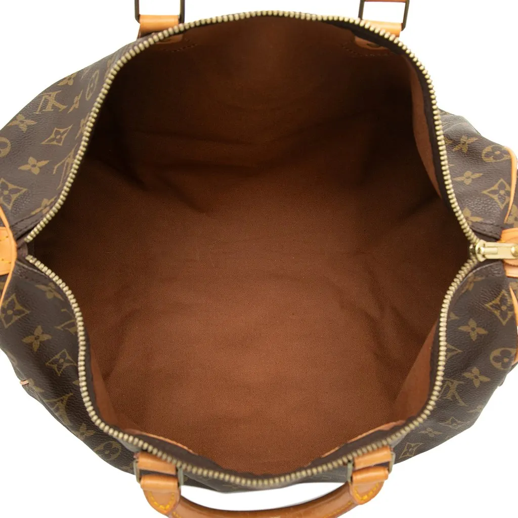 Louis Vuitton Monogram Speedy 40 Brown Very good - Model View