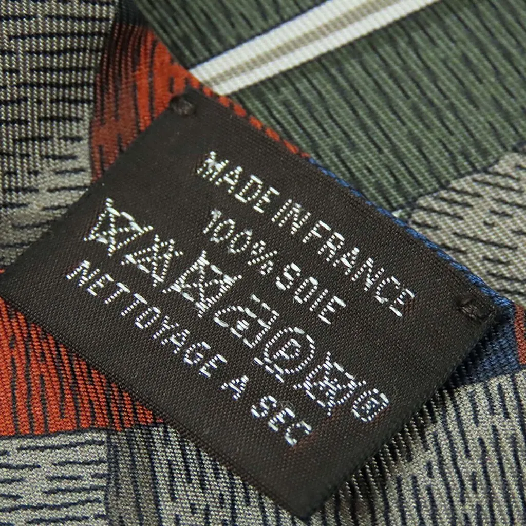 Hermès Mors a Jouets Chemise Twilly Silk Scarf Blue Very good - Model View