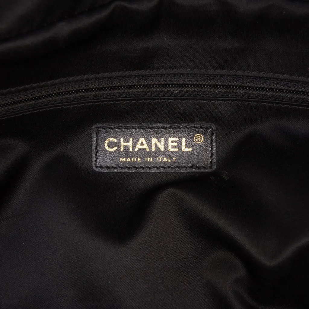 Chanel Petite Caviar Timeless Tote Black Leather Very good - Box View