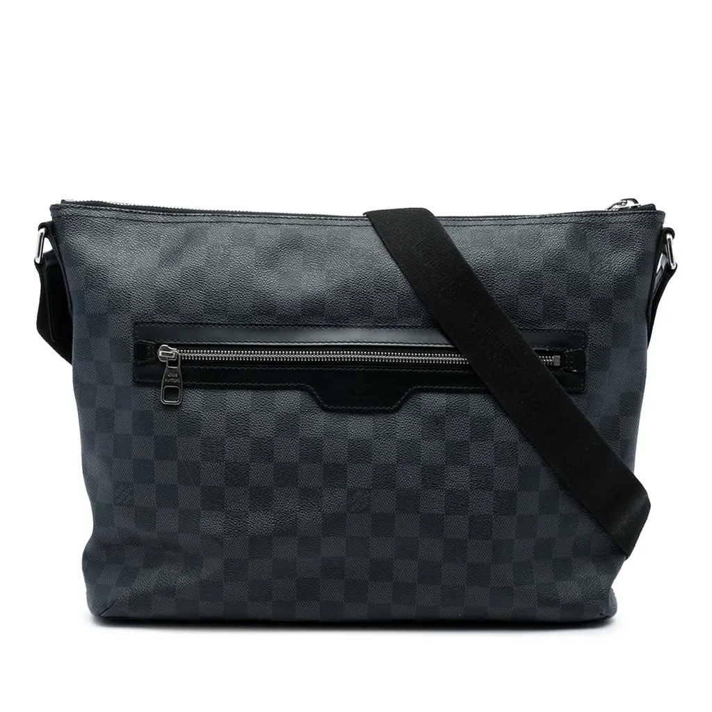 Louis Vuitton Damier Graphite Mick GM Black Canvas Very good - Front View