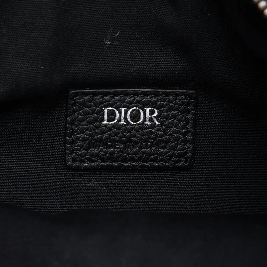 Dior Oblique Canvas Saddle Crossbody Blue Very good - Box View