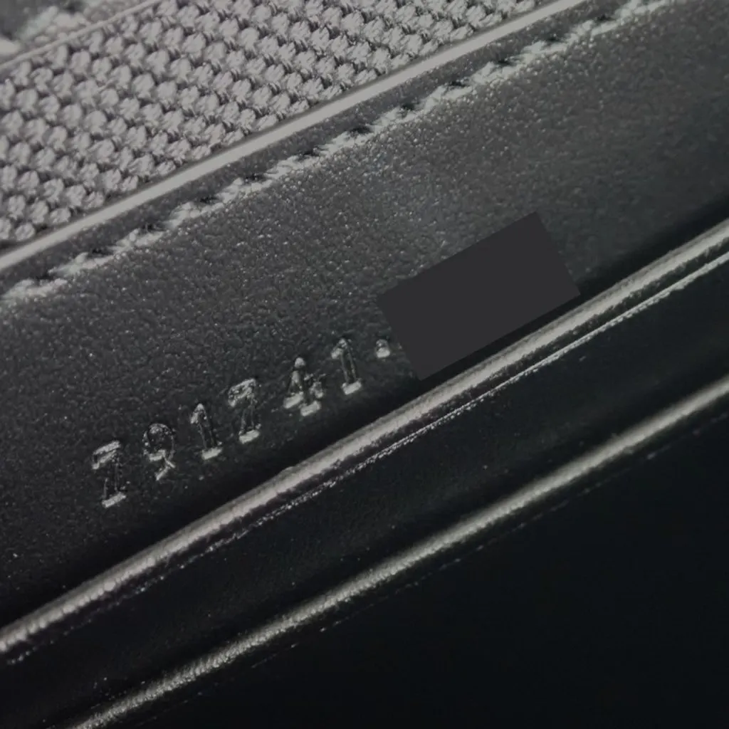 Gucci GG Supreme Web Flap Messenger Bag Black Canvas Very good - Box View