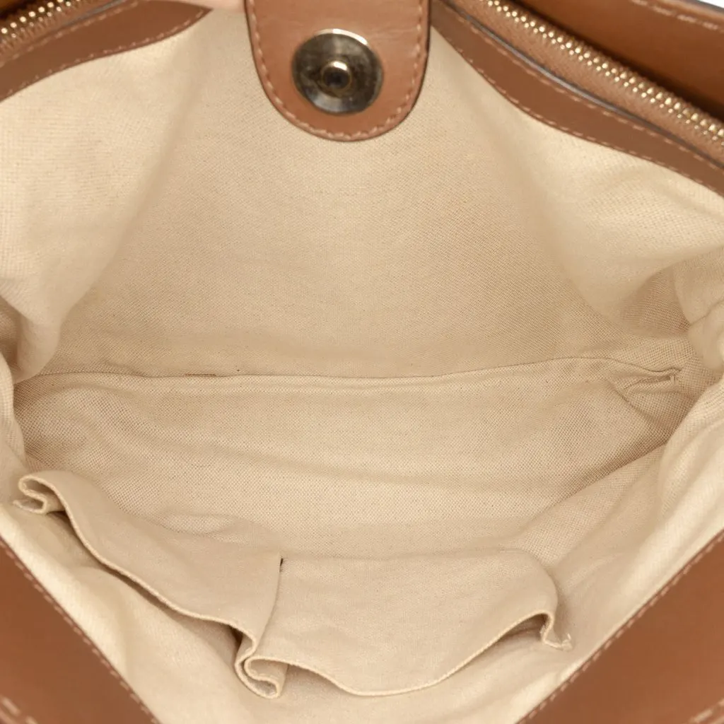 Gucci GG Canvas Sukey Tote Brown Canvas Very good - Box View
