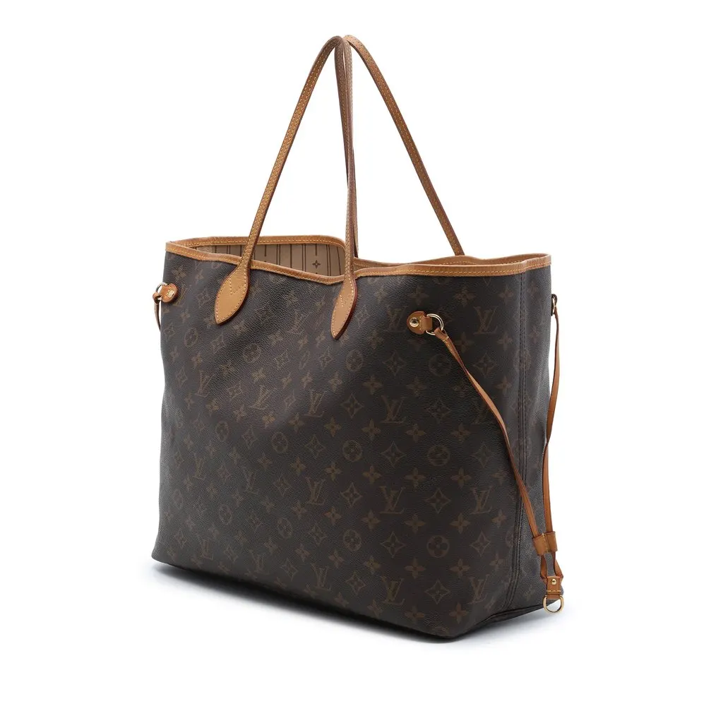 Louis Vuitton Monogram Neverfull GM Brown Canvas Very good - Back View