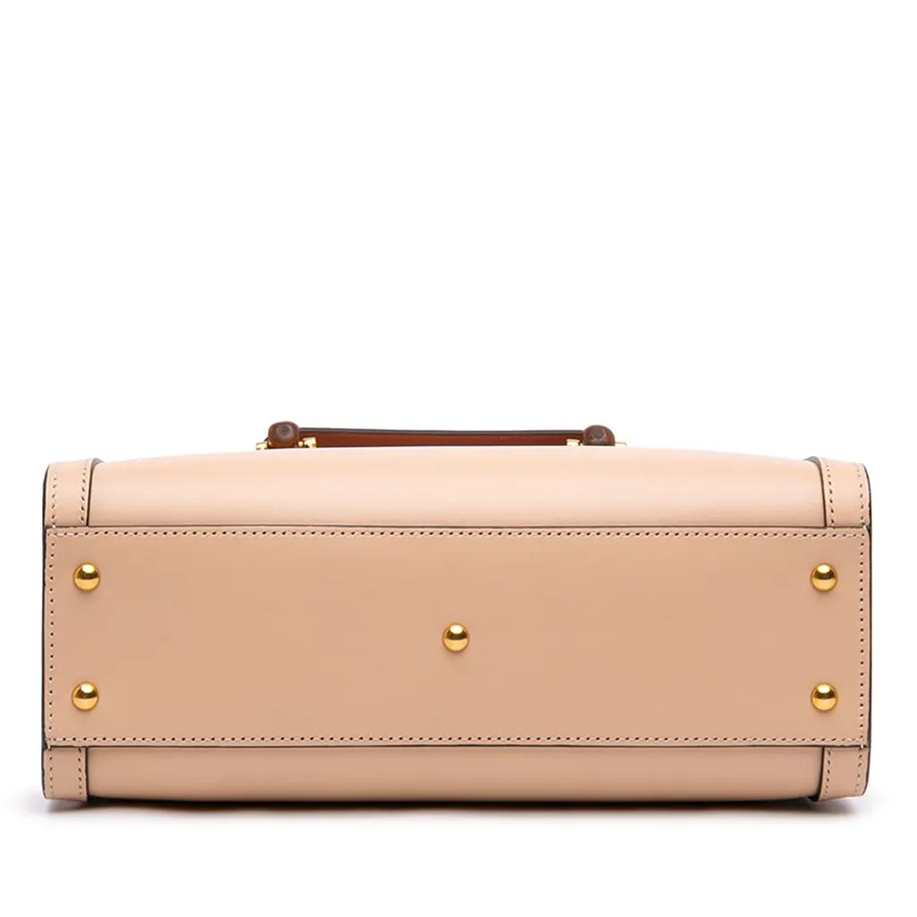 Gucci Medium Calfskin Bamboo Diana Satchel Beige Leather Very good - Inside View