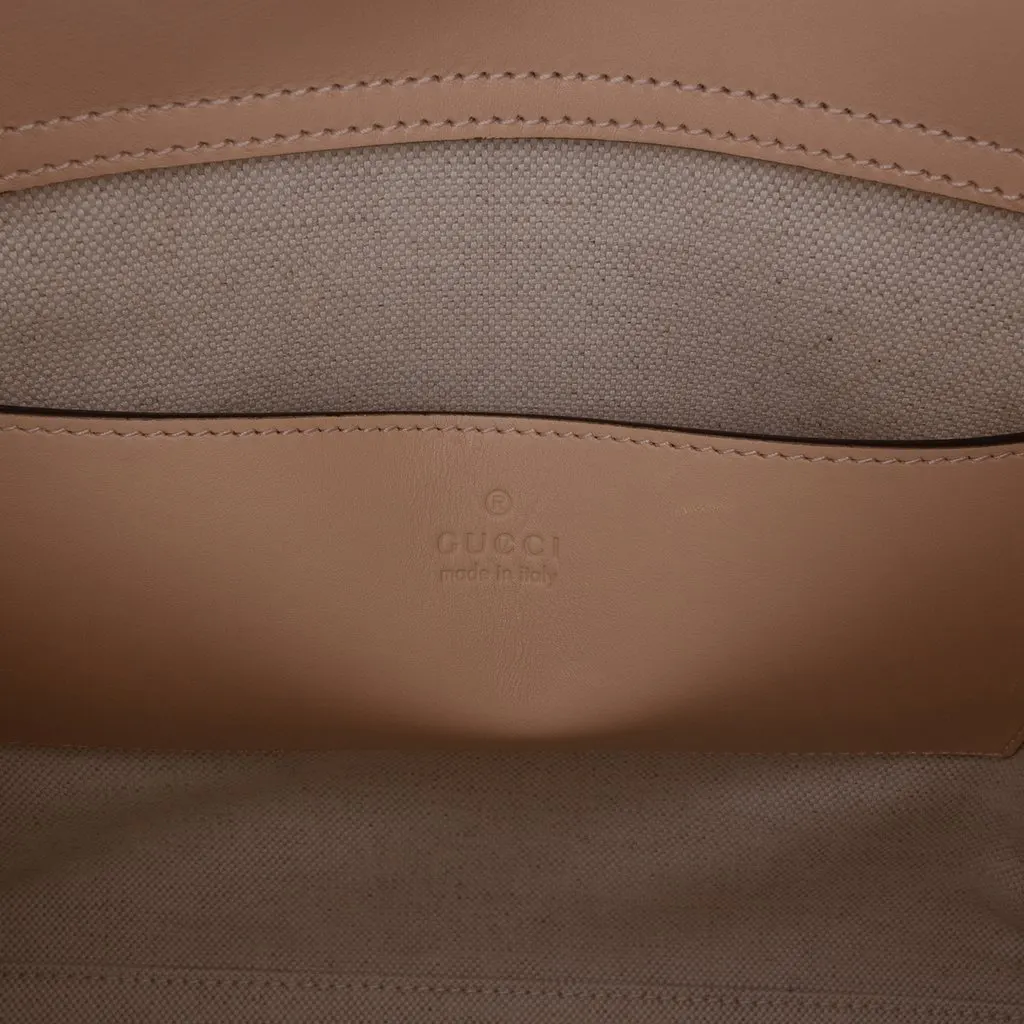 Gucci Medium Calfskin Bamboo Diana Satchel Beige Leather Very good - Box View