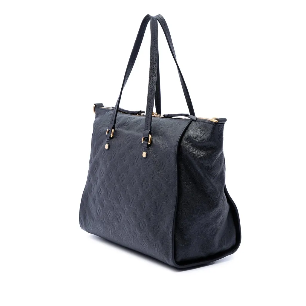 Louis Vuitton Monogram Empreinte Lumineuse PM Blue Leather Very good - Back View
