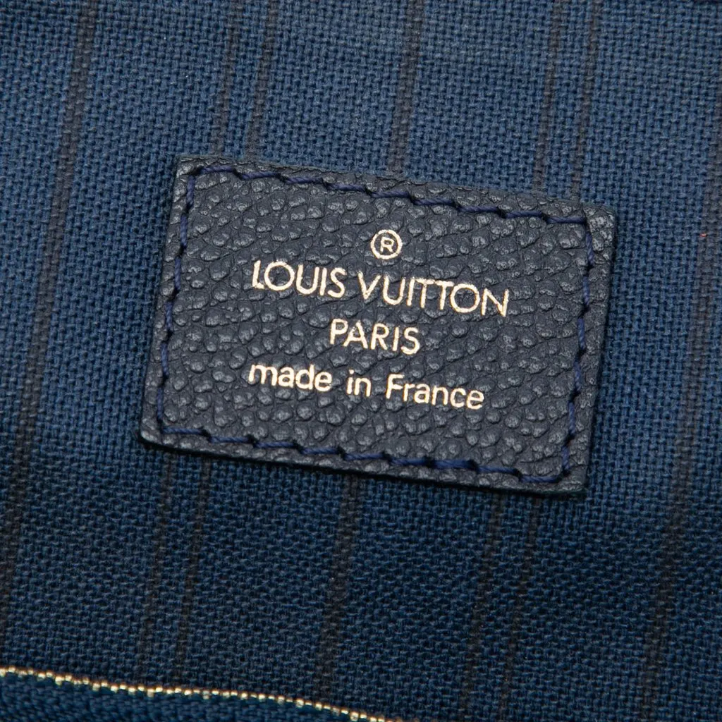 Louis Vuitton Monogram Empreinte Lumineuse PM Blue Leather Very good - Box View