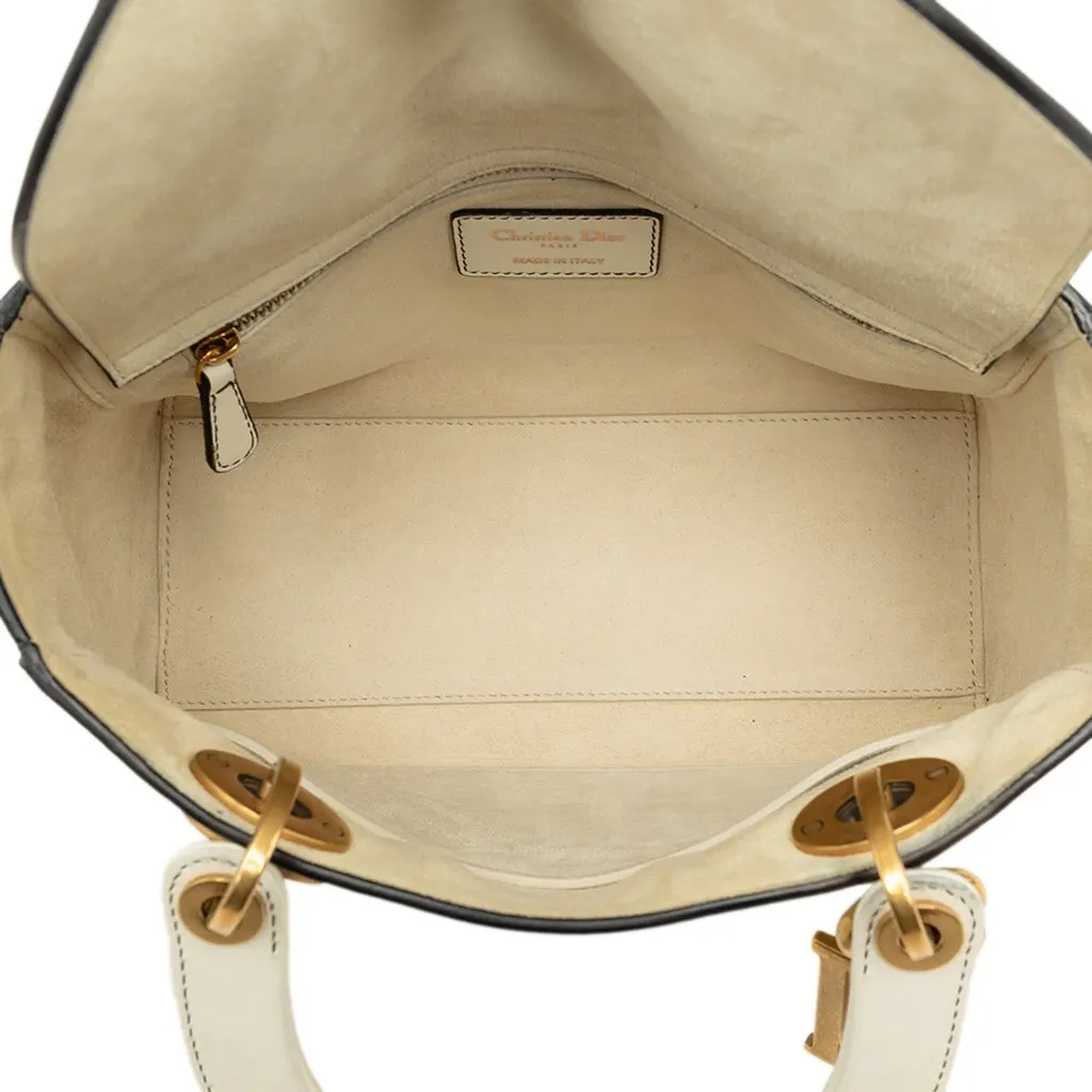 Dior Niki De Saint Phalle Medium Calfskin Lady Dior White Leather Very good - Model View