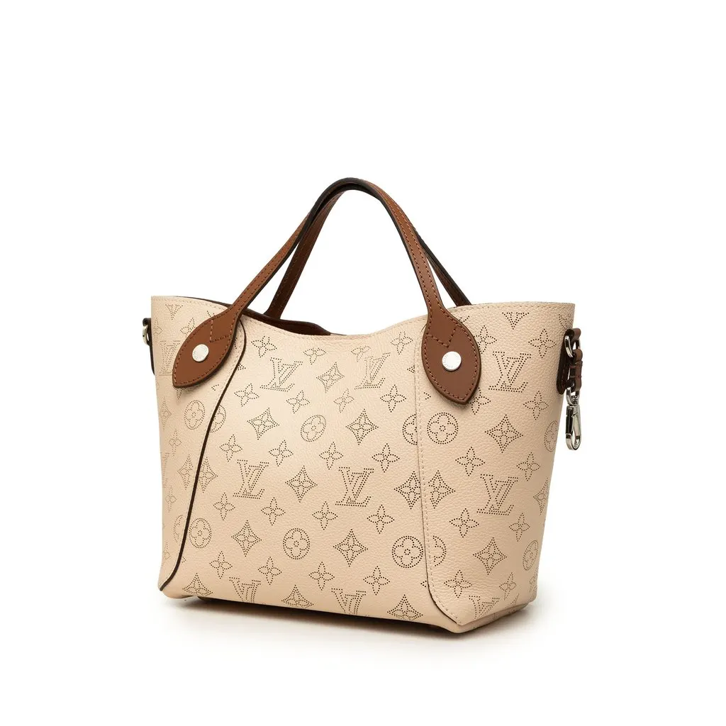 Louis Vuitton Monogram Mahina Hina PM Beige Small Leather