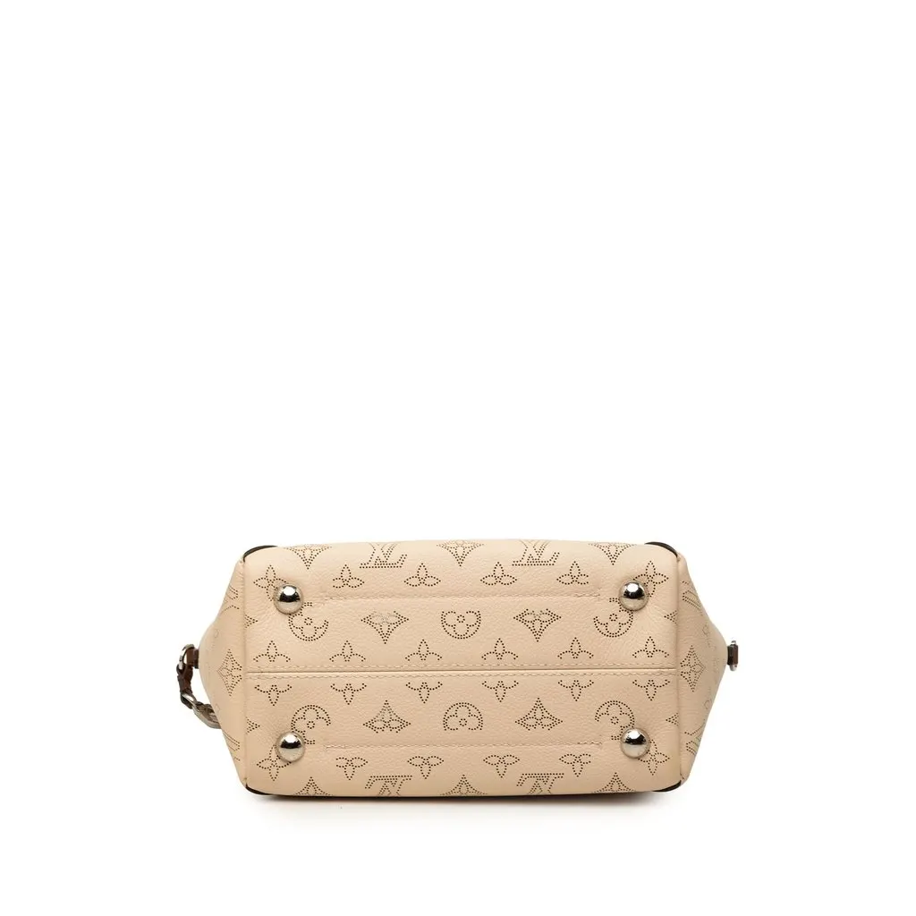 Louis Vuitton Monogram Mahina Hina PM Beige Leather Very good - Inside View