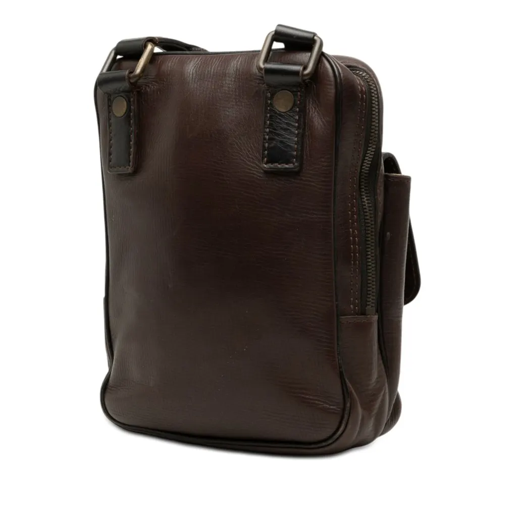 Louis Vuitton Utah Iroquois Brown Leather Very good - Back View