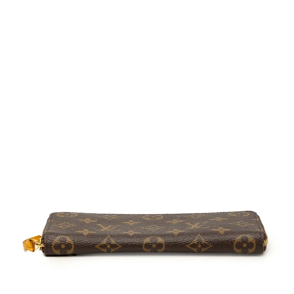Louis Vuitton Monogram Clemence Long Wallet Brown Canvas Very good - Inside View