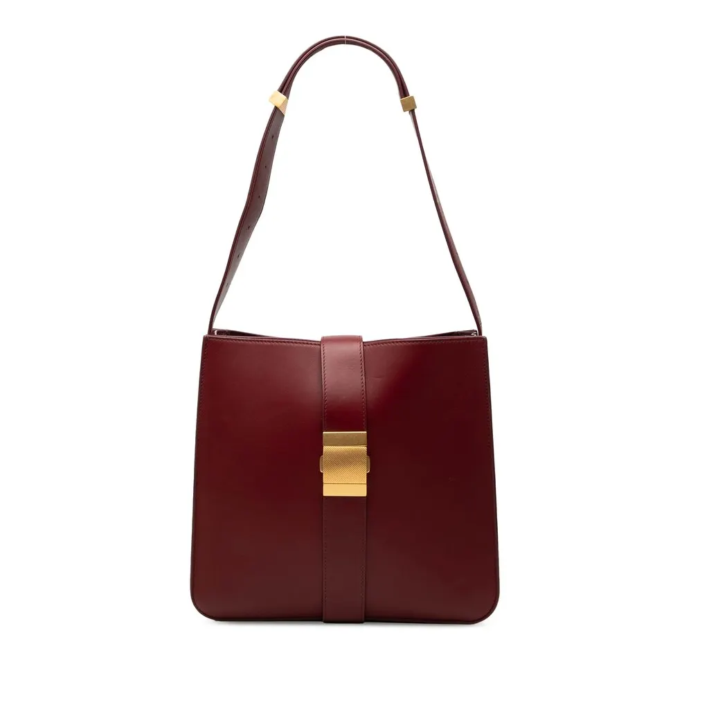 Bottega Veneta Nappa Marie Shoulder Bag Red Leather Very good - Front View