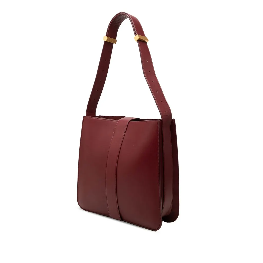 Bottega Veneta Nappa Marie Shoulder Bag Red Leather Very good - Back View
