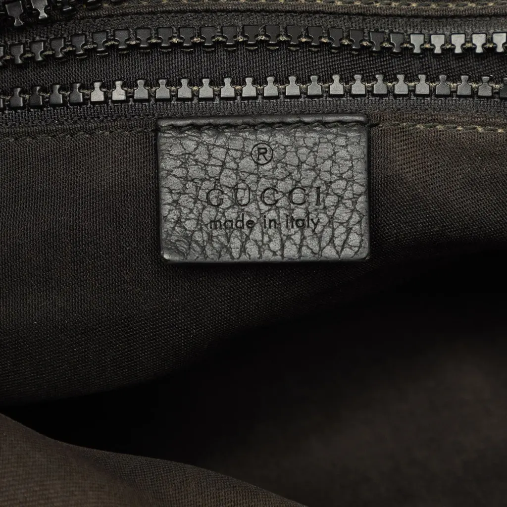 Gucci GG Nylon Web Crossbody Black Polyamide Good - Box View