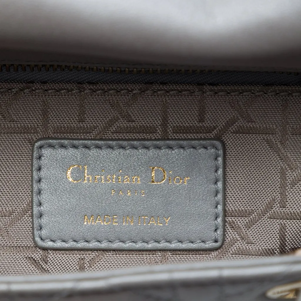 Dior Mini Lambskin Cannage Lady Dior MultiColor Leather Very good - Box View