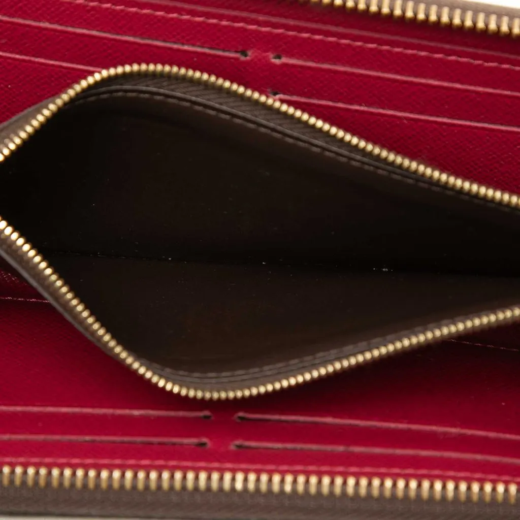 Louis Vuitton Monogram Clemence Long Wallet Brown Canvas Very good - Model View
