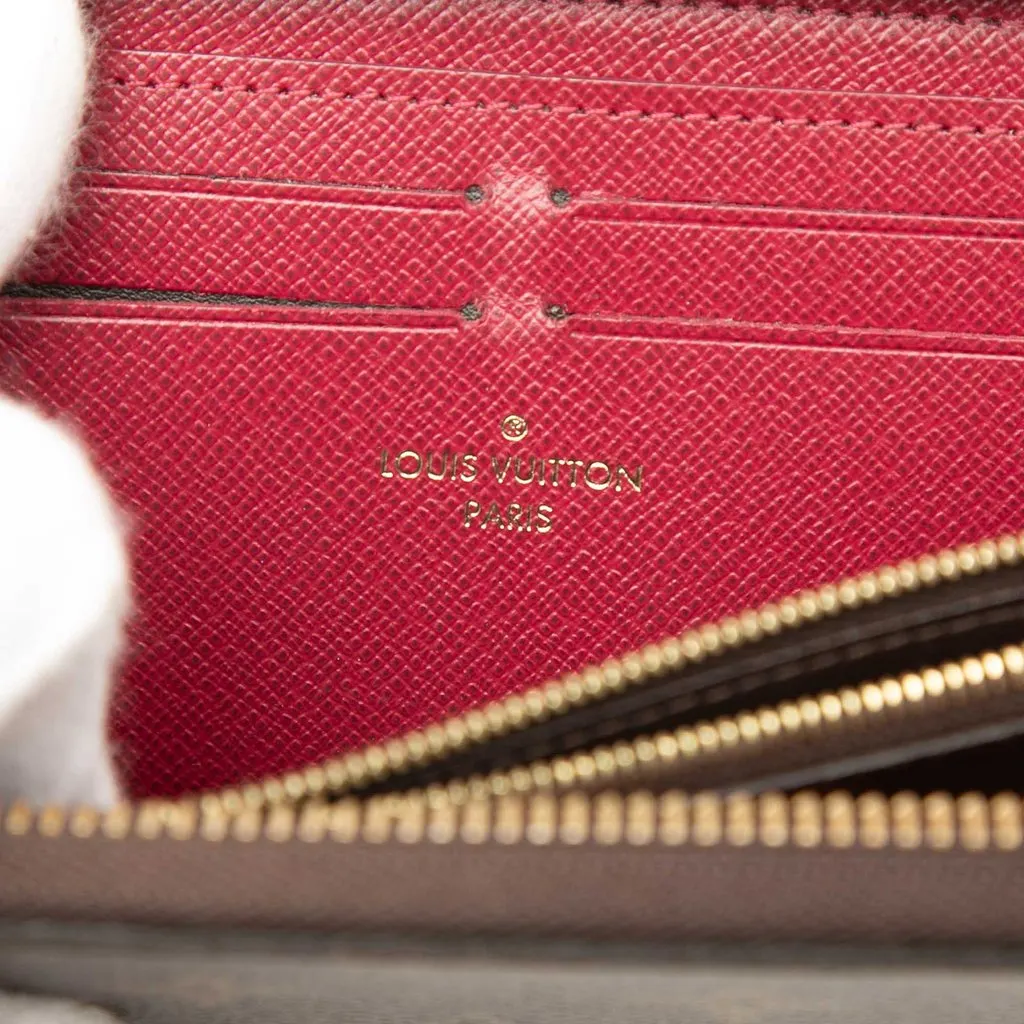 Louis Vuitton Monogram Clemence Long Wallet Brown Canvas Very good - Box View