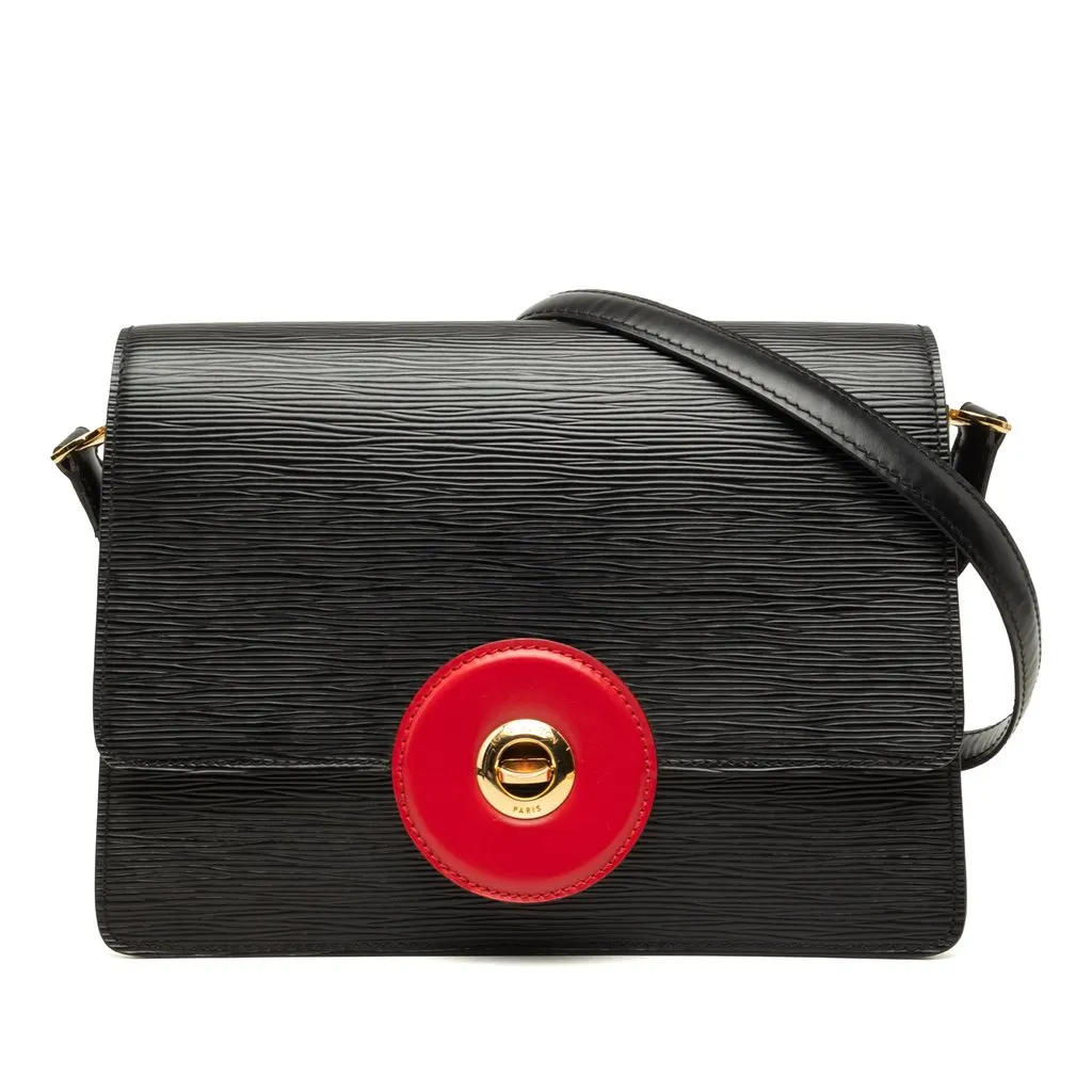 Louis Vuitton Epi Friedland Black Leather Good - Front View