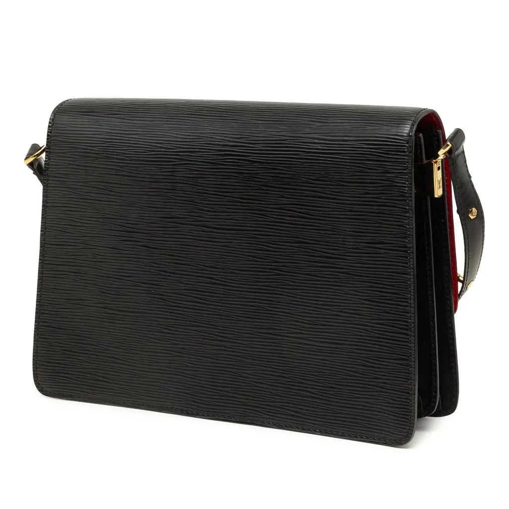Louis Vuitton Epi Friedland Black Leather Good - Back View