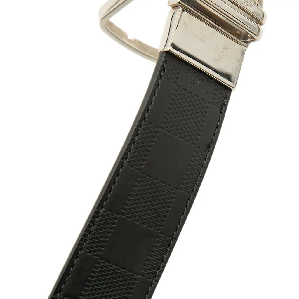 Louis Vuitton Damier Infini Boston Reversible Belt Black Leather Very good - Box View
