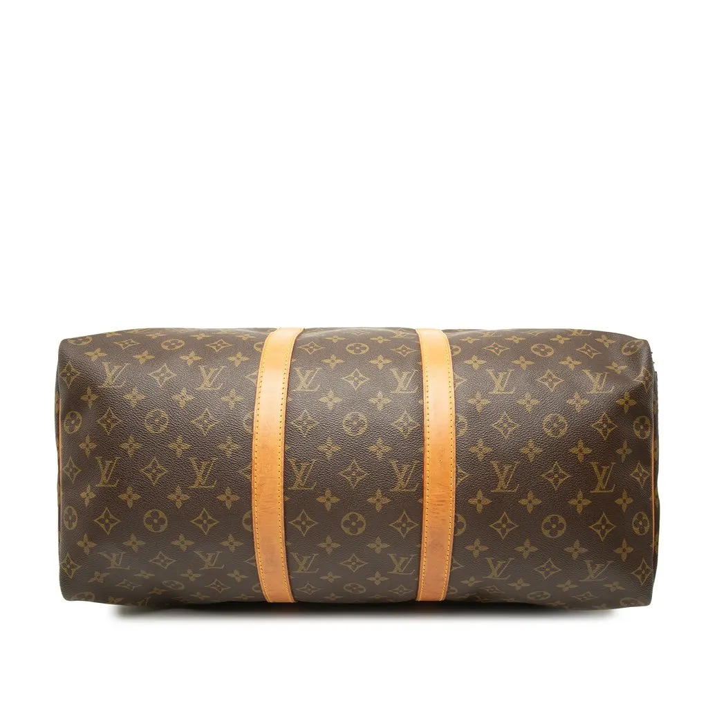 Louis Vuitton Monogram Keepall 50 Brown Good - Inside View