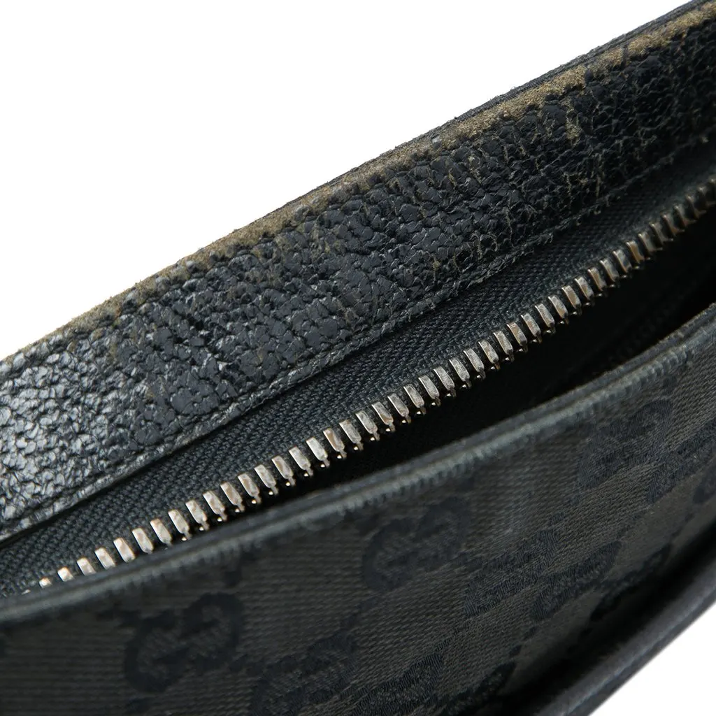 Gucci GG Canvas Crossbody Black Canvas Good - Box View