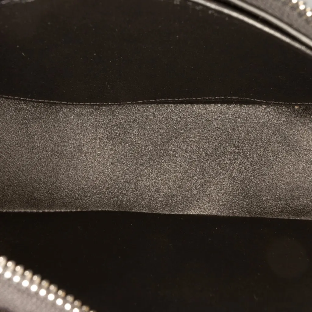 Celine Velvet Strass Triomphe Ava Shoulder Bag Black Very good - Model View