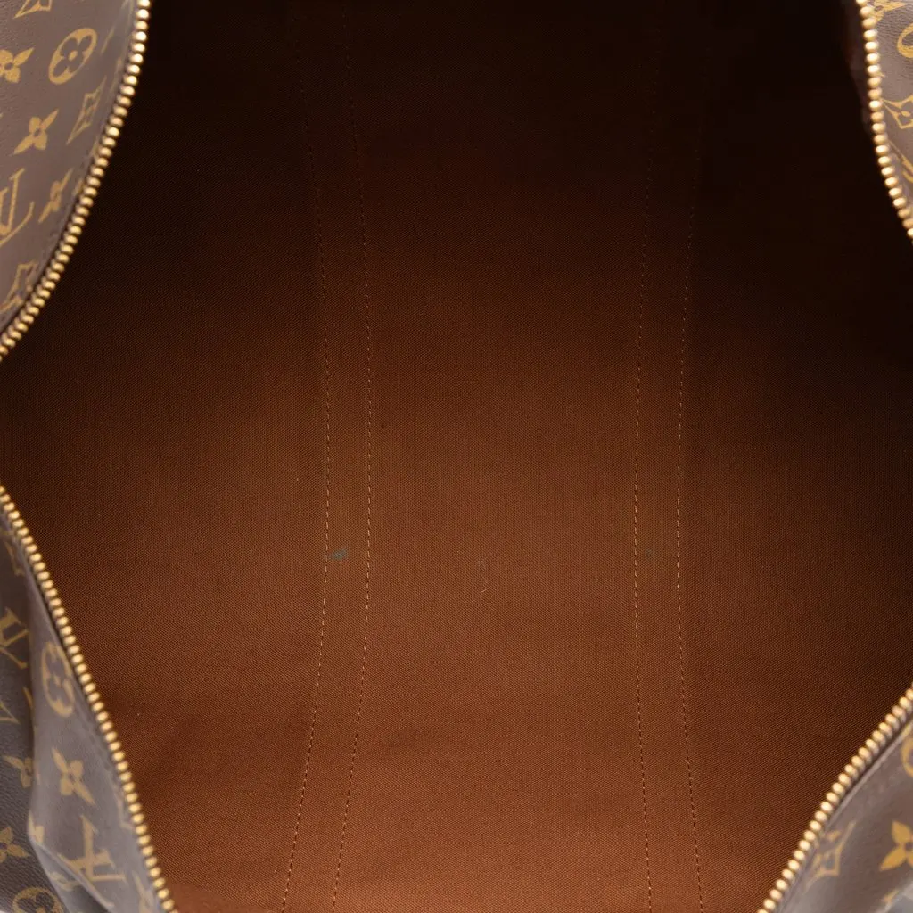 Louis Vuitton Monogram Keepall 50 Brown Canvas Very good - Model View