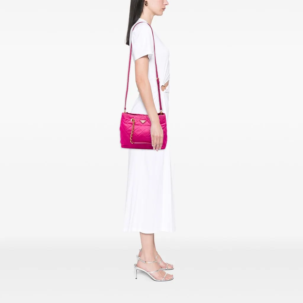 Prada Impuntu Tessuto Open Convertible Tote Pink Polyamide Very good - Box View