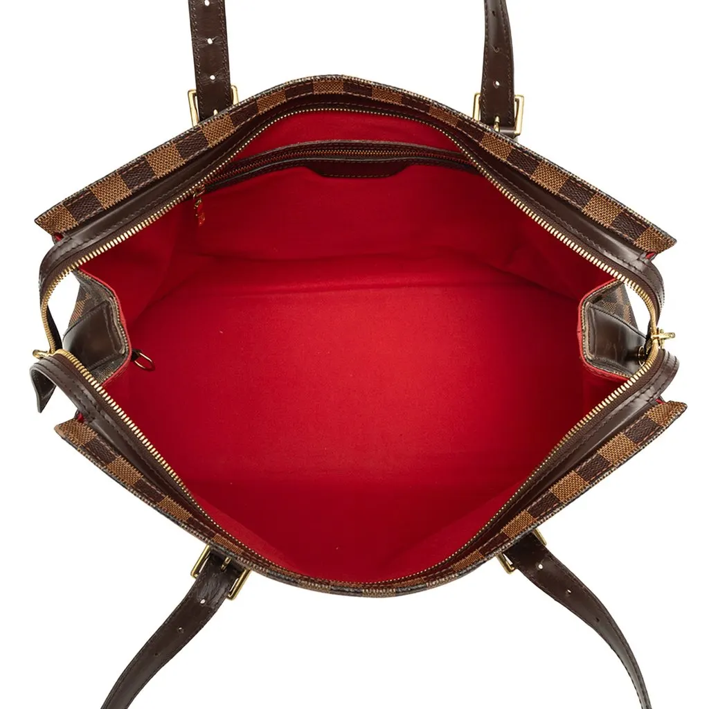 Louis Vuitton Damier Ebene Chelsea Brown Good - Model View
