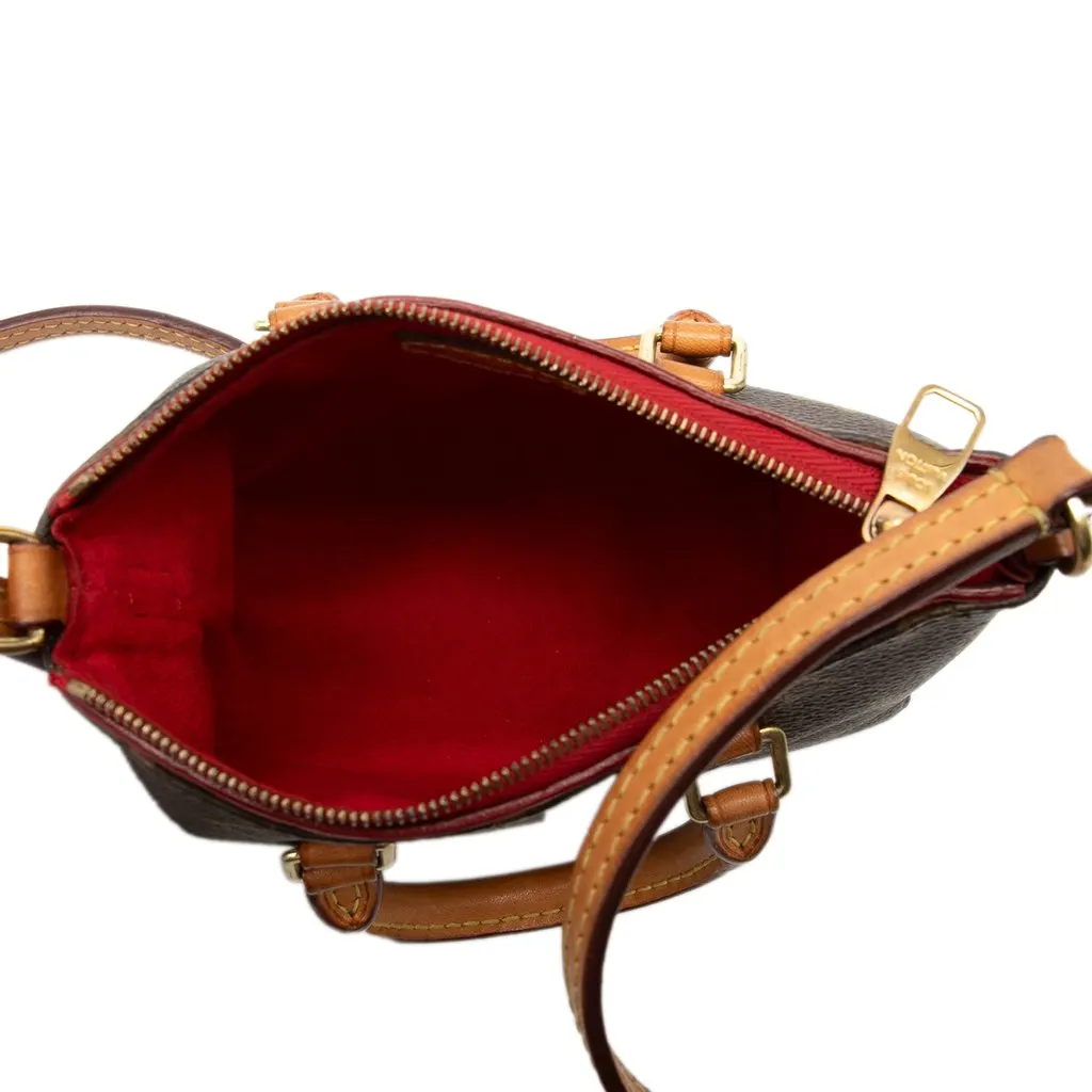 Louis Vuitton Monogram Nano Pallas Brown Very good - Model View