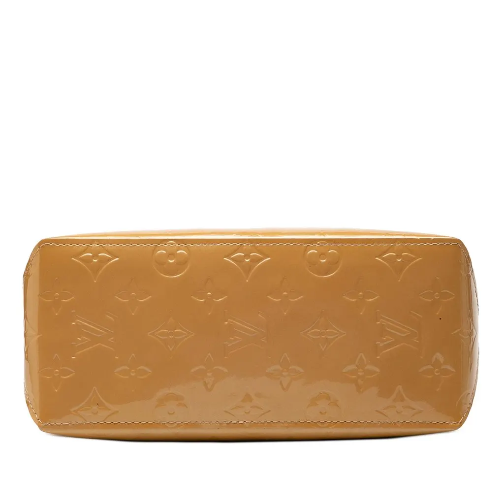 Louis Vuitton Monogram Vernis Reade PM Beige Leather Good - Inside View