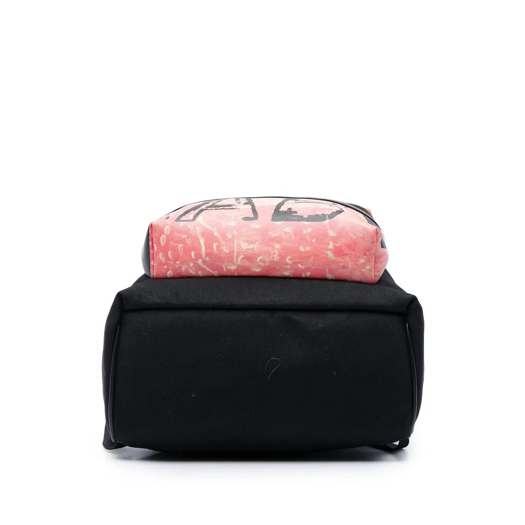 Saint Laurent Canvas Hunting Baby City Backpack Black Very good - Inside View