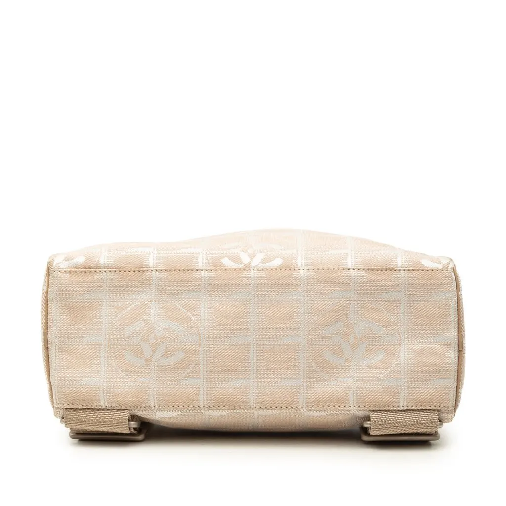 Chanel New Travel Line Nylon Backpack Beige Polyamide Very good - Inside View