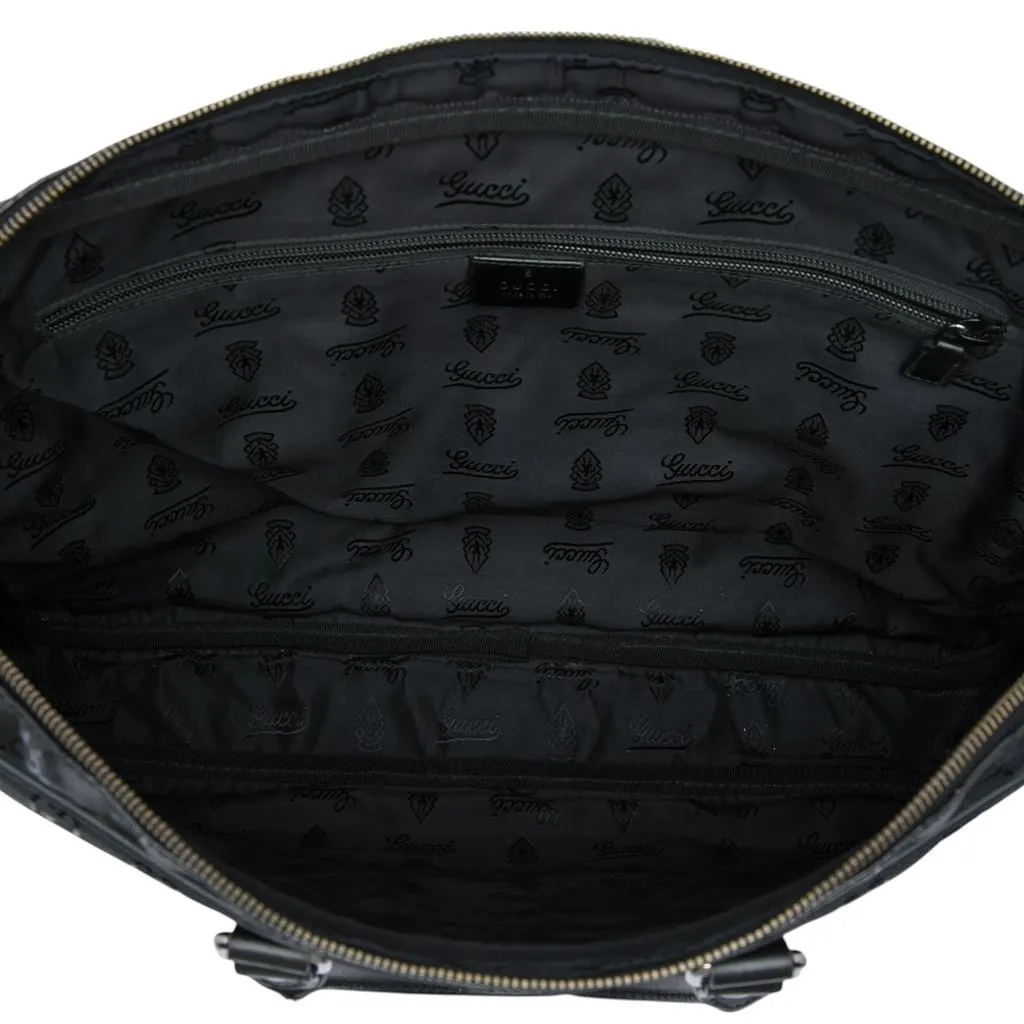 Gucci GG Imprime Business Bag Black Very good - Model View