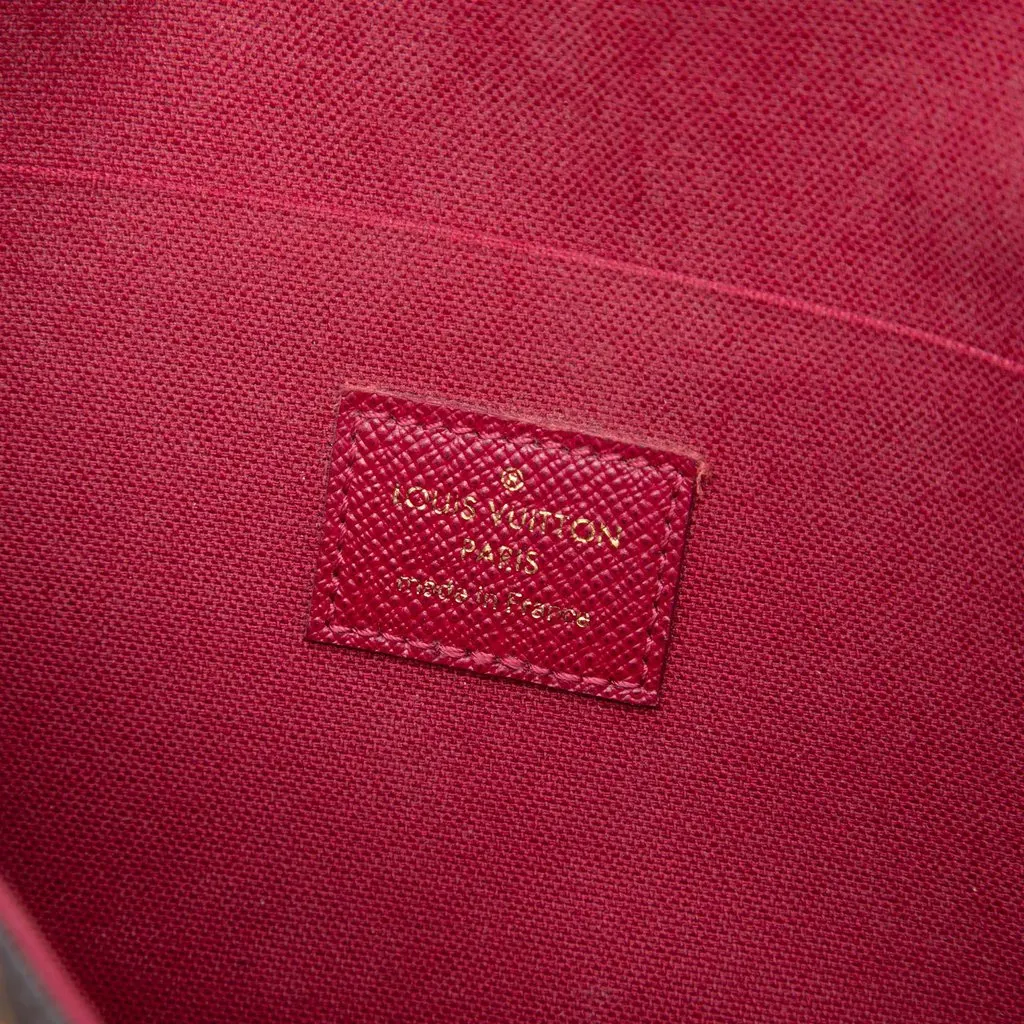 Louis Vuitton Monogram Pochette Felicie Brown Canvas Very good - Box View