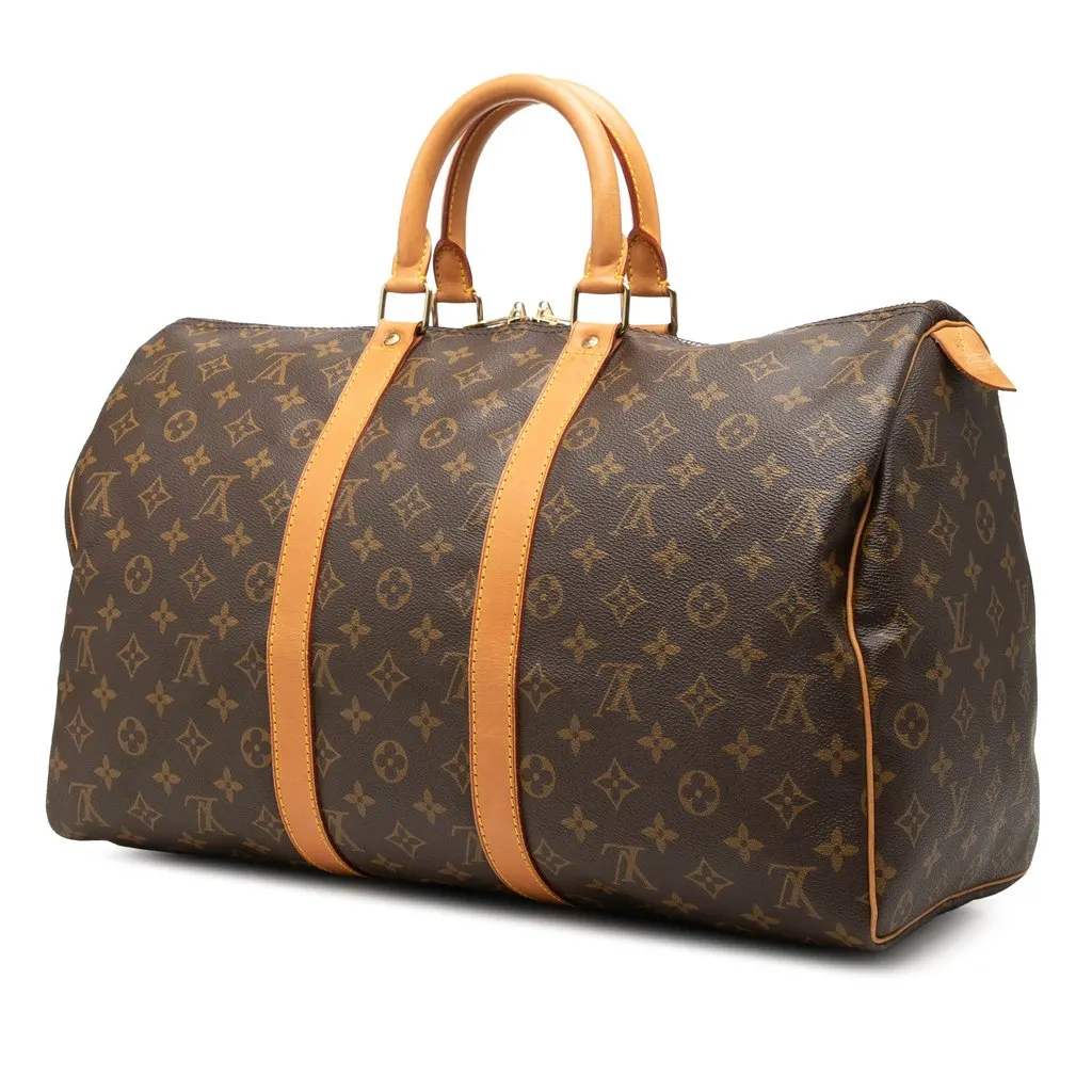 Louis Vuitton Monogram Keepall 45 Brown Very good - Back View