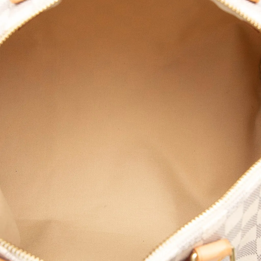 Louis Vuitton Damier Azur Speedy 30 White Very good - Model View
