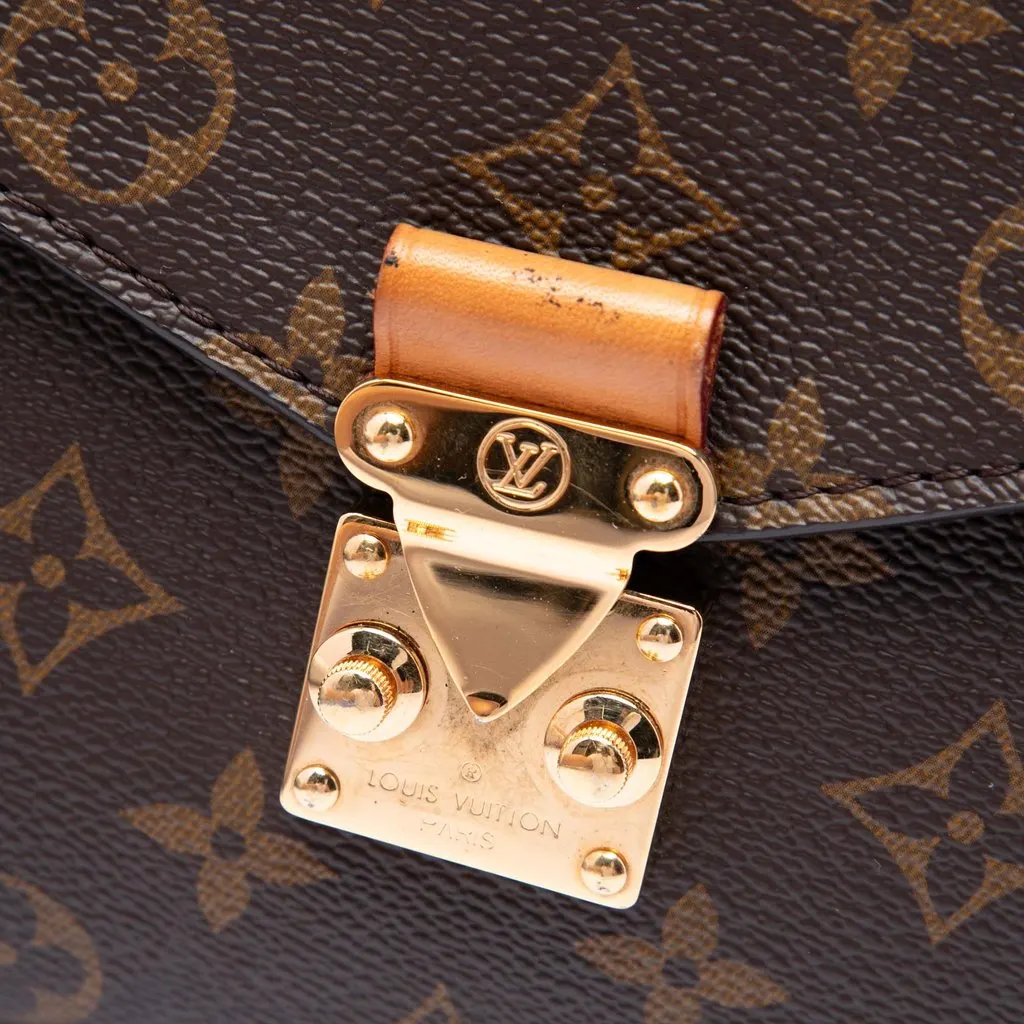 Louis Vuitton Monogram Pochette Metis Brown Canvas Good - Box View