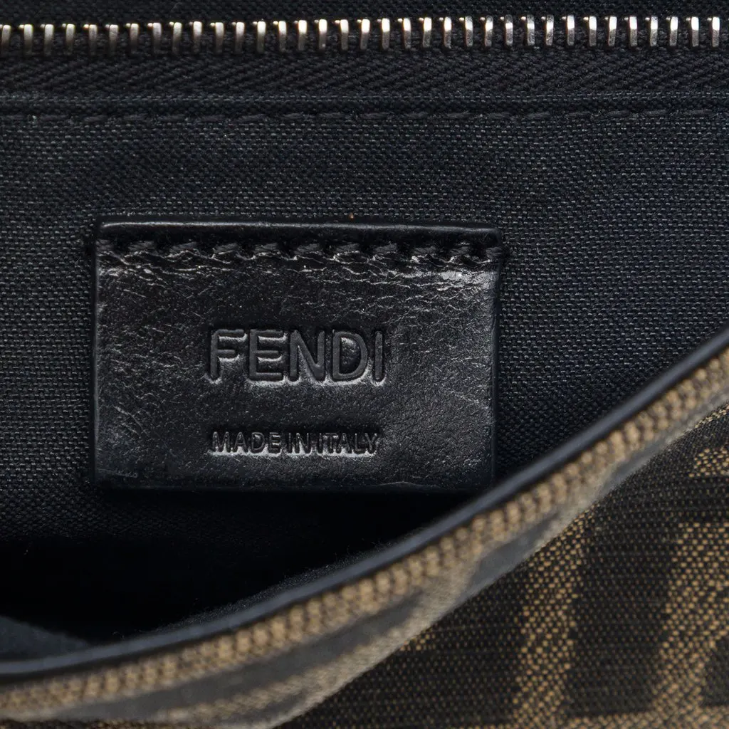 Fendi Zucca Canvas Convertible Baguette Pouch Brown Very good - Box View