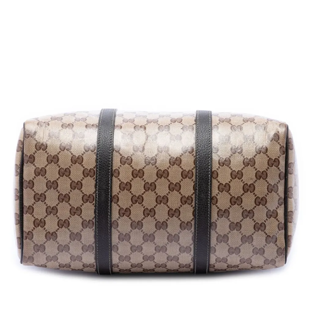 Gucci Medium GG Crystal Joy Boston Bag Beige Very good - Inside View