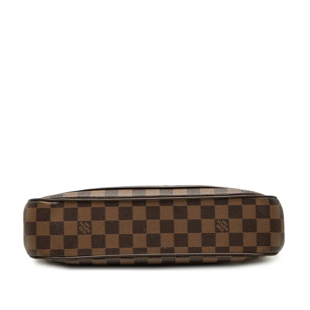Louis Vuitton Damier Ebene Aubagne Brown Canvas Good - Inside View