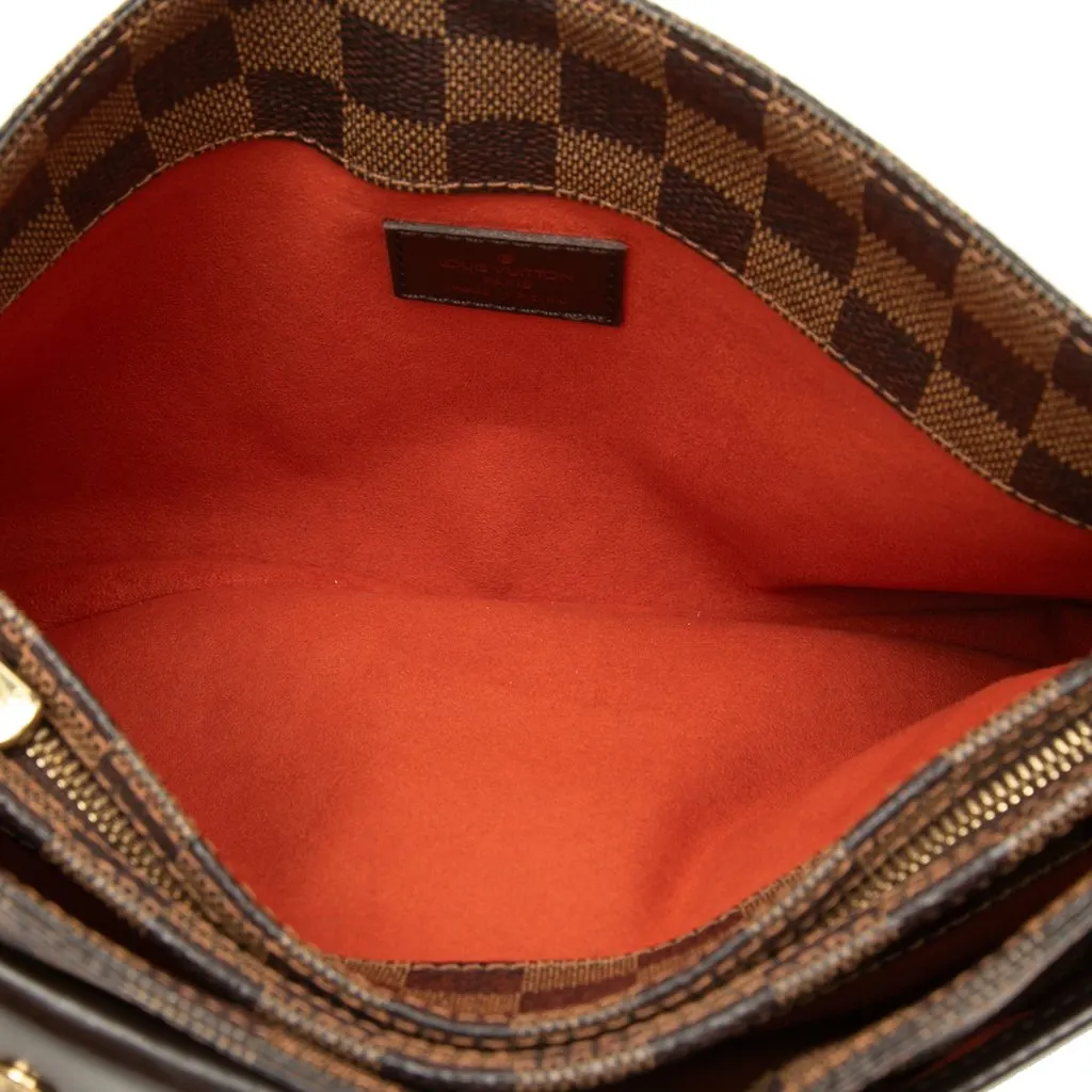 Louis Vuitton Damier Ebene Aubagne Brown Canvas Good - Model View