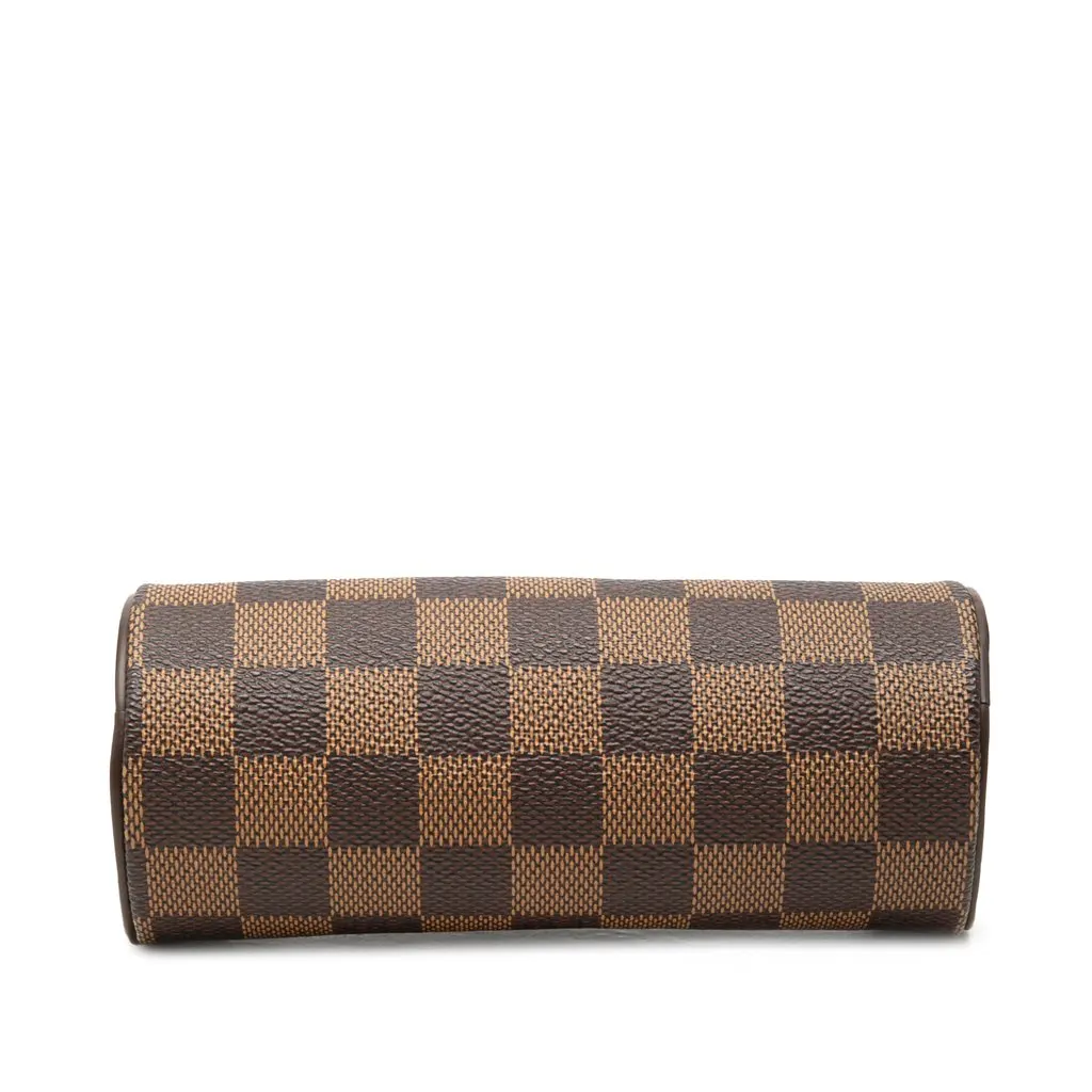 Louis Vuitton Damier Ebene Papillon Pochette Brown Canvas Very good - Inside View