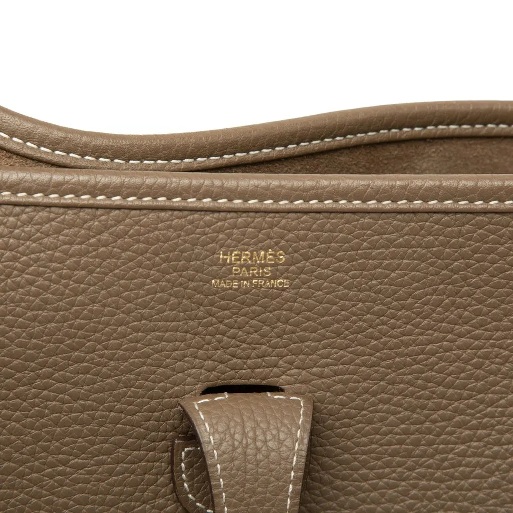 Hermès Clemence Evelyne III 29 Brown Leather Very good - Box View