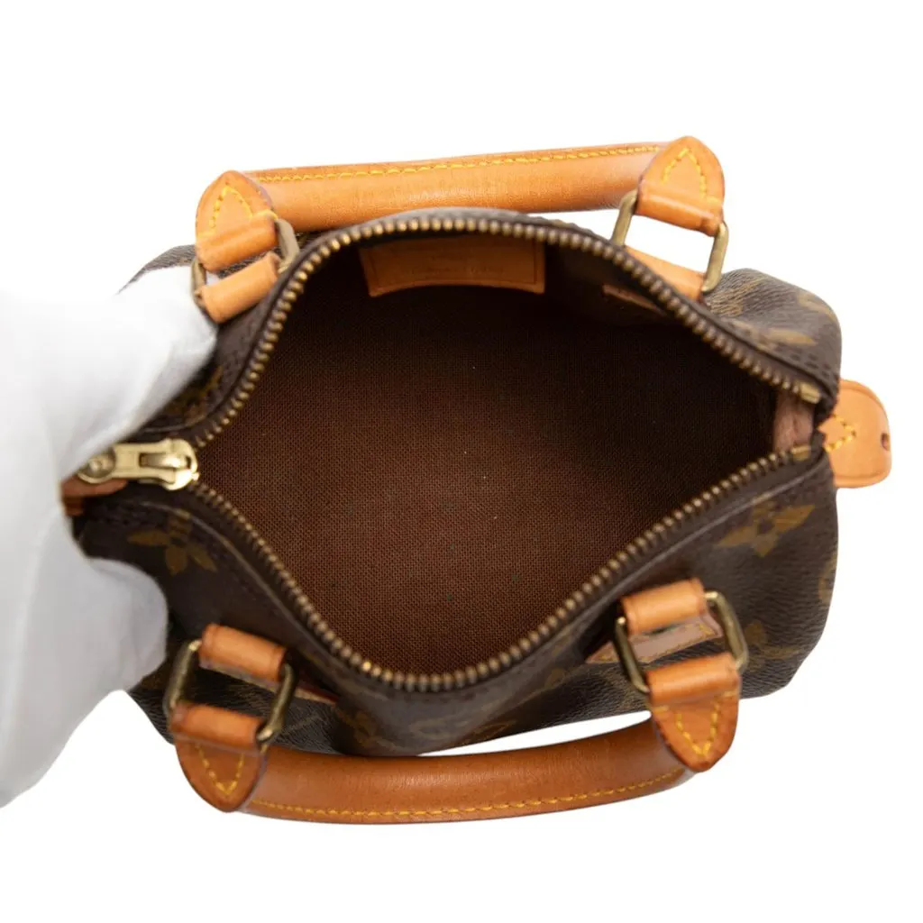 Louis Vuitton Monogram Mini Speedy HL Brown Good - Model View
